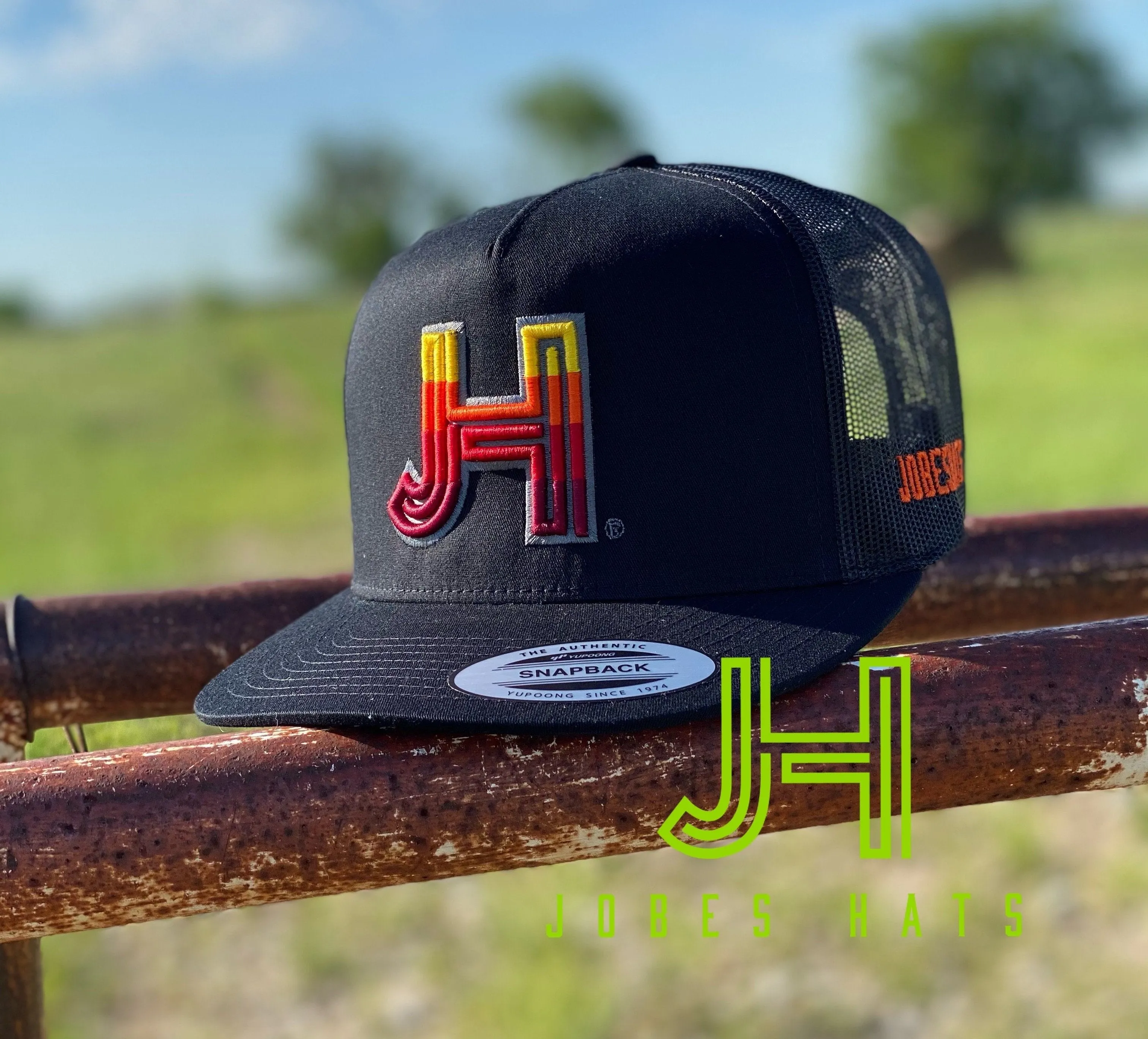 2021 Jobes Trucker- All Black JH Desert Cap