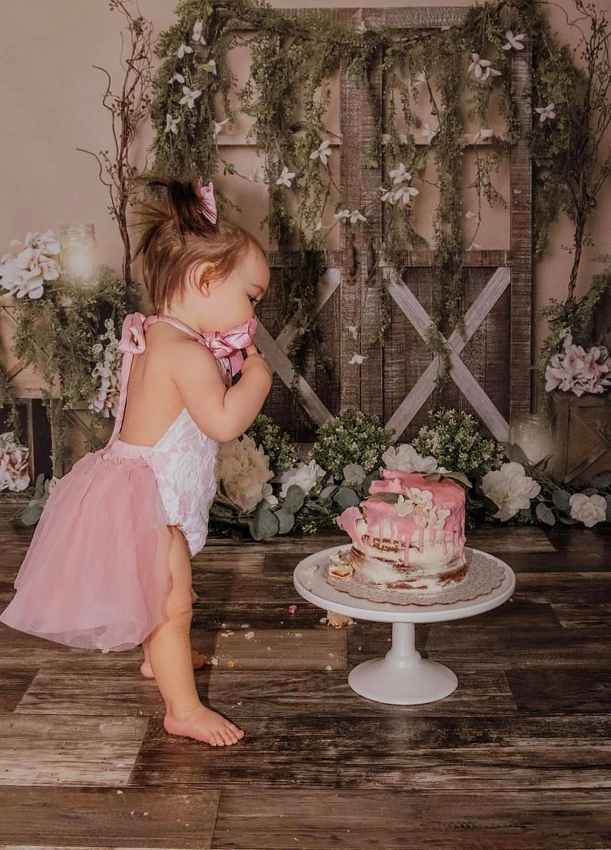 BEST SELLER  - Birthday Vintage Rose & Lace Tutu Romper