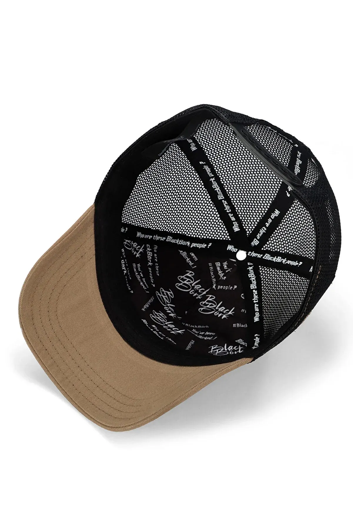 BlackBörk Men's Mink-black Baseball Trucker Yesterday Now Tomorrow Hats