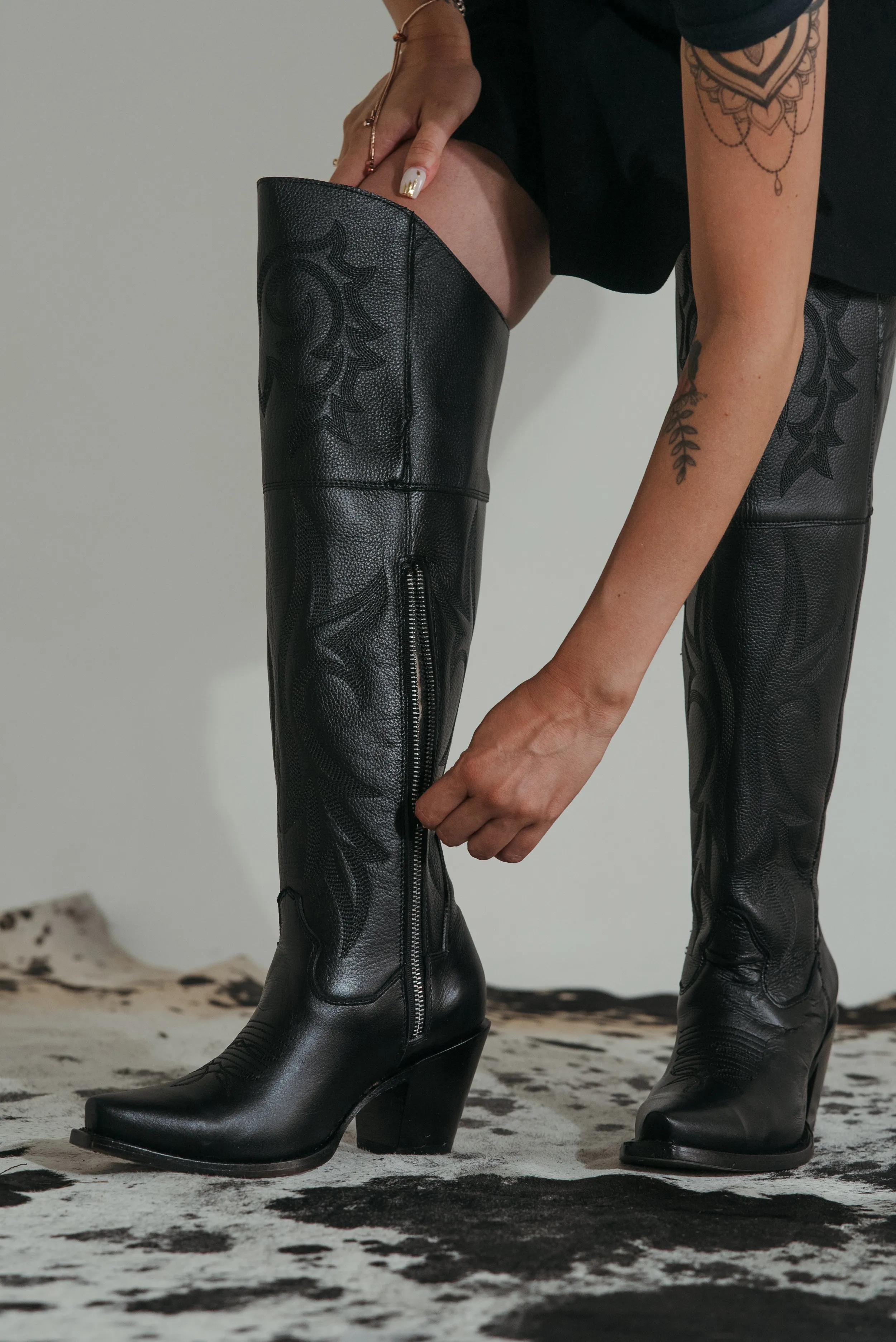 Blanca J Knee High Snip Toe Boots