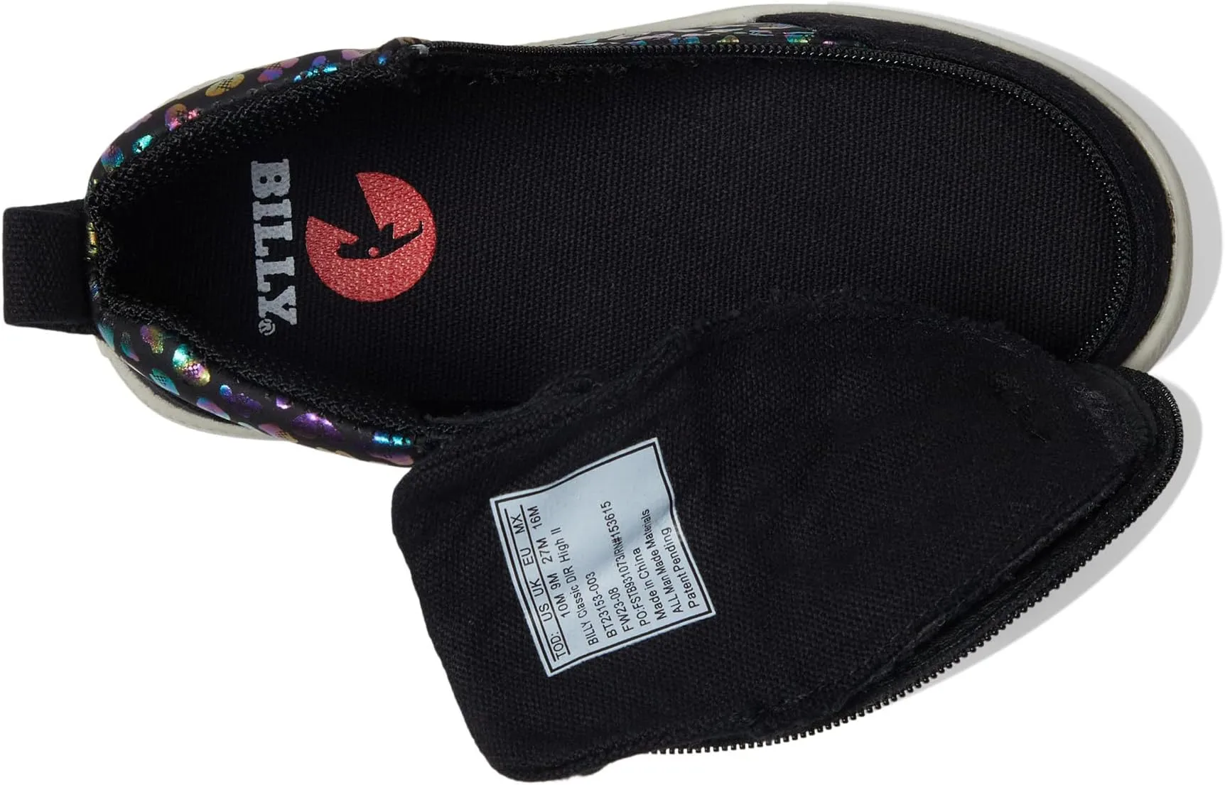 Classic DR High II BILLY Footwear Kids sneakers, Black Leopard