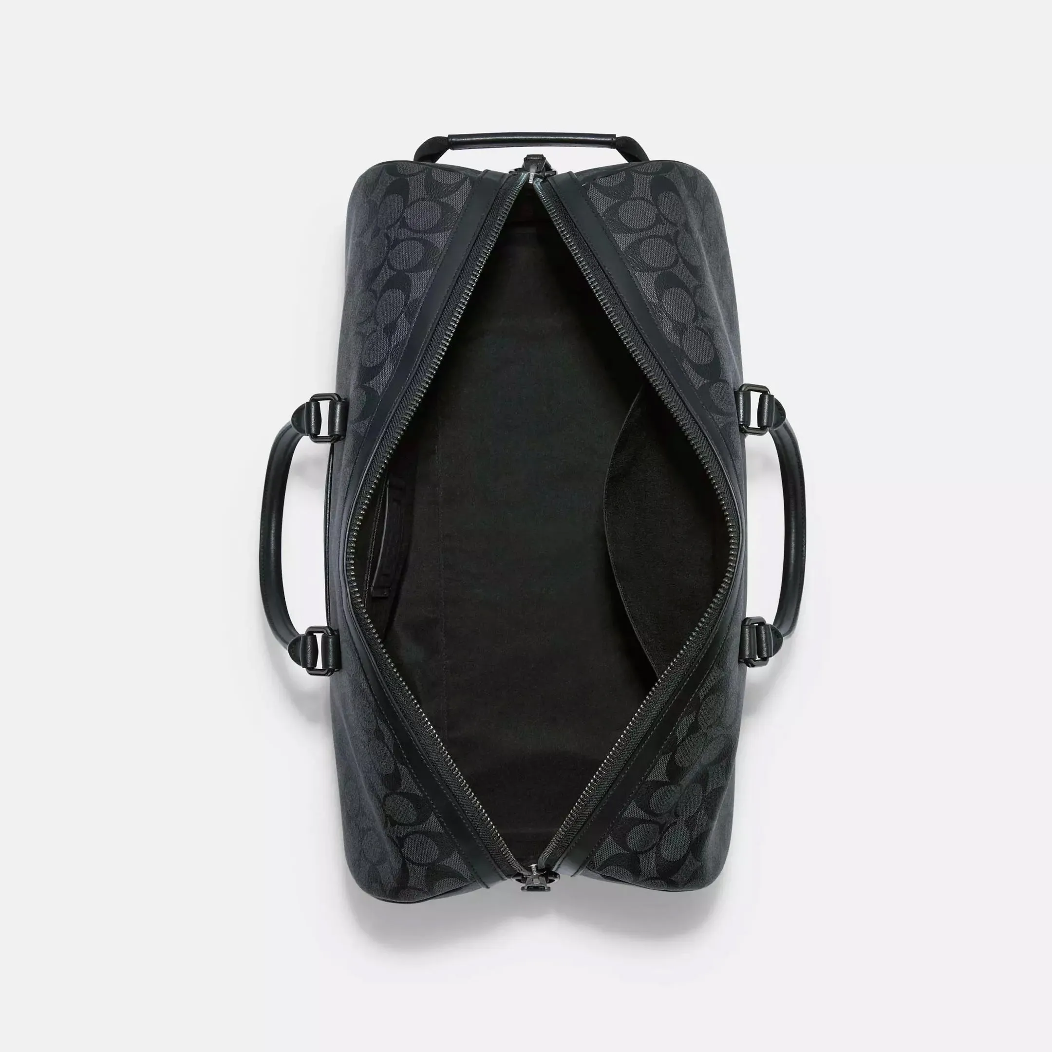 Coach Outlet Venturer In Signature Canvas Bag, Bronze/Charcoal/Black