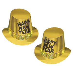 Gold Rush New Years Party Hi-Hat (25 per Case)