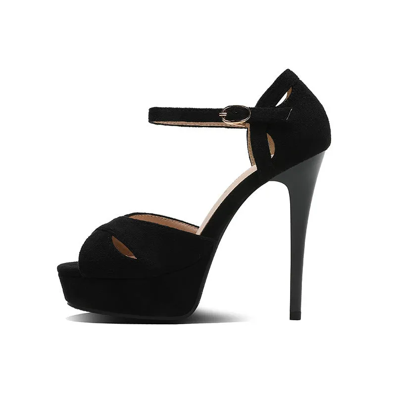Jenny  Stiletto High Heels mit Plateausohle