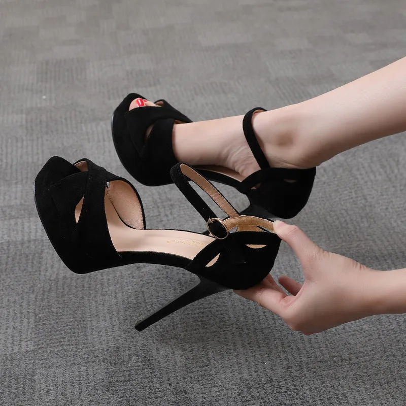 Jenny  Stiletto High Heels mit Plateausohle