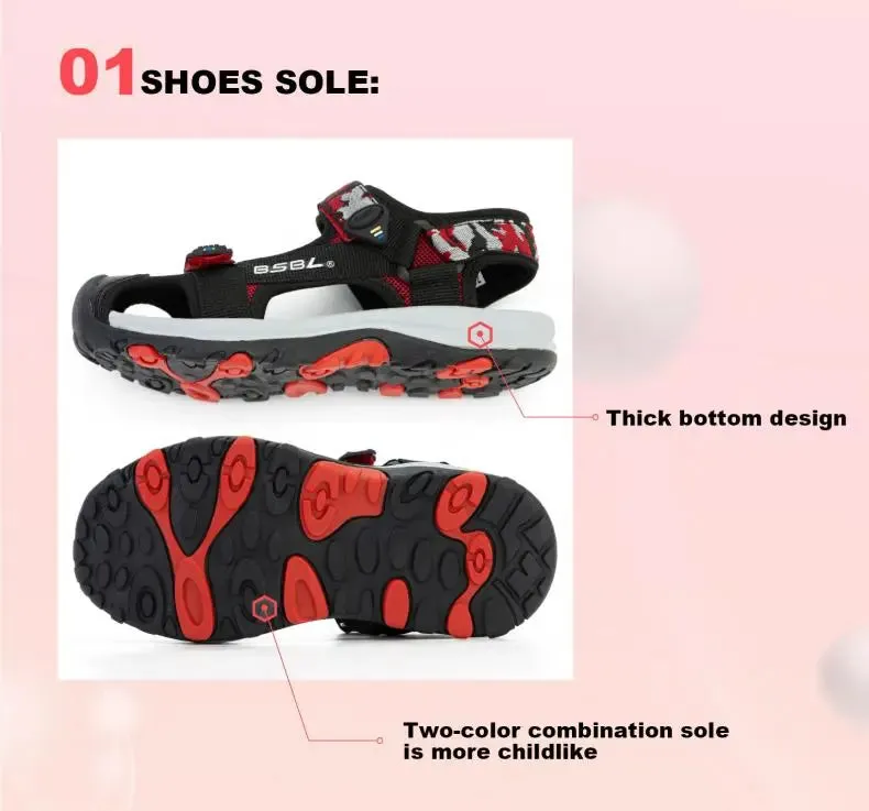 Kids Boys Sandals New Arrival Beach Shoes Summer Breathable Sandals for Boys - YBSD50567