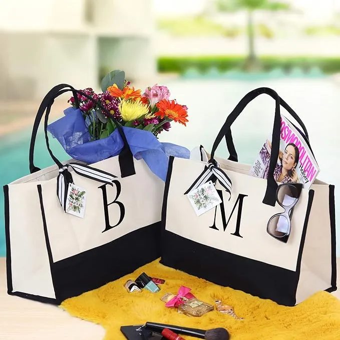 Mariangela | Personalized Tote Bag with Letter