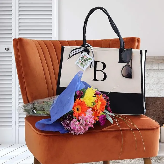 Mariangela | Personalized Tote Bag with Letter