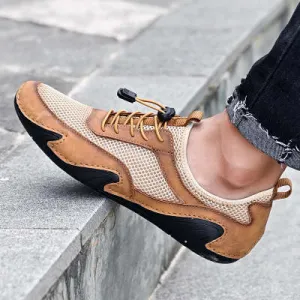 Men's Hollow Leather Shoes