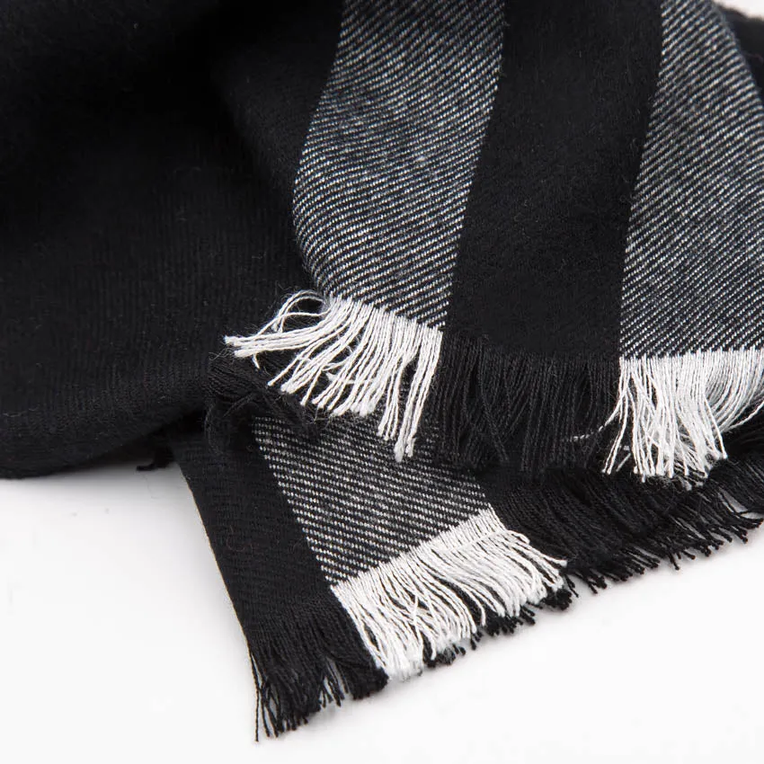 Striped Foulard Neck Scarf