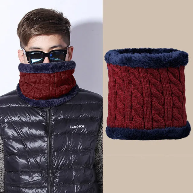 Wool Collar Warmer Scarf