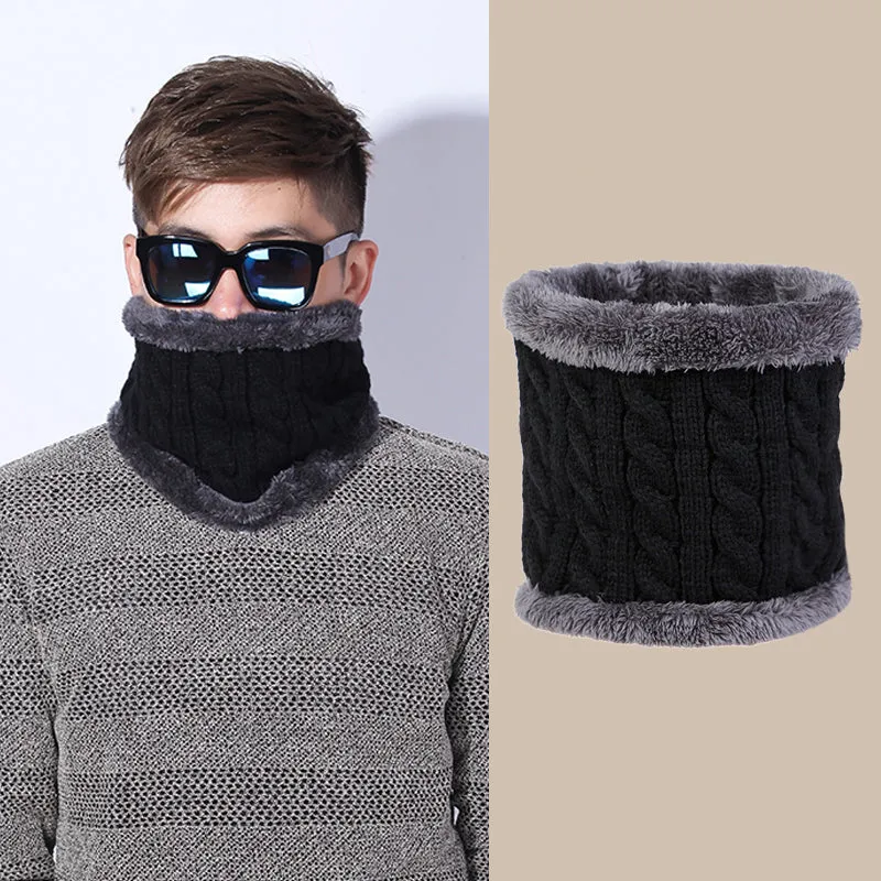 Wool Collar Warmer Scarf