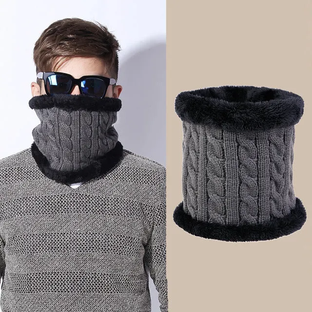 Wool Collar Warmer Scarf