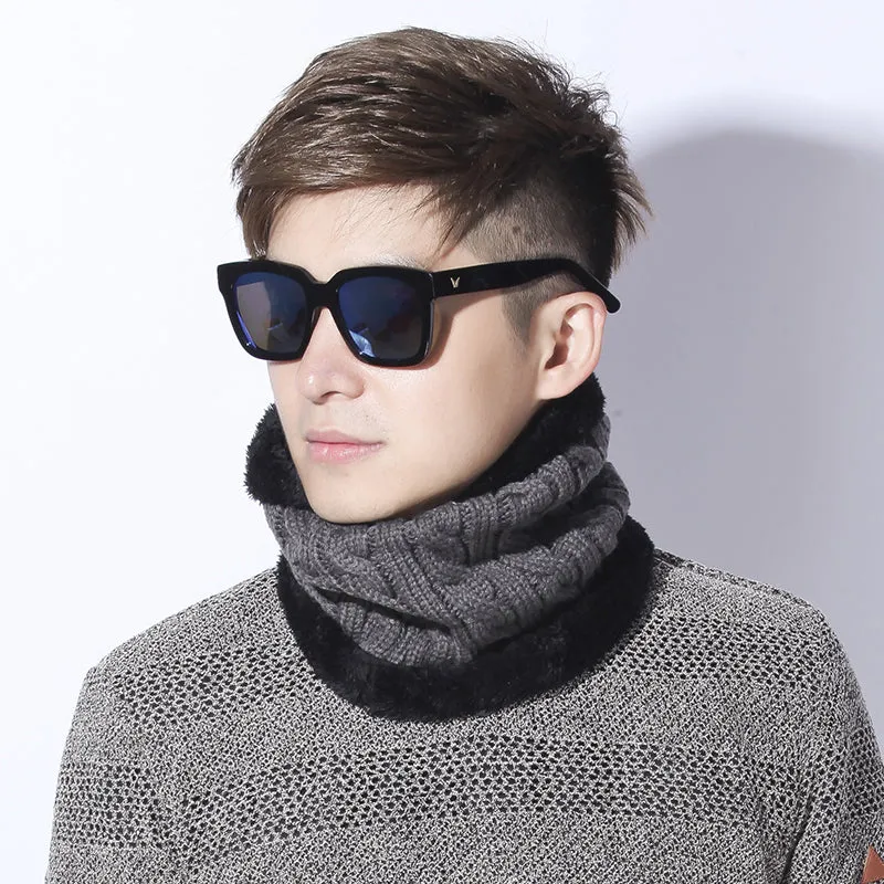 Wool Collar Warmer Scarf