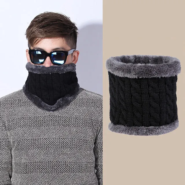 Wool Collar Warmer Scarf