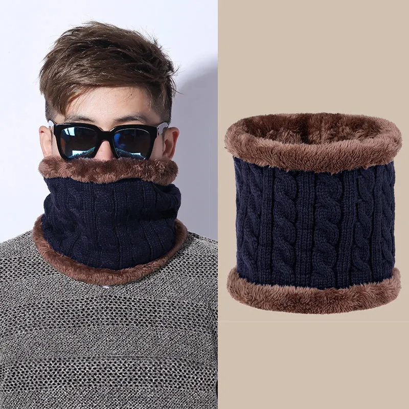 Wool Collar Warmer Scarf