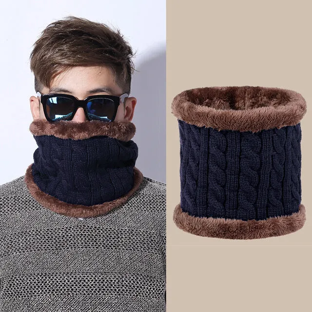 Wool Collar Warmer Scarf